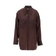 [KHAITE] KHAITE 'Matteo' silk shirt Woman M M Red