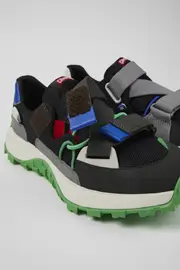 Twins Multicolored Textile/Leather Sneaker for Men
