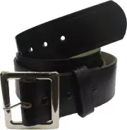 GARRISON BELT 1.75" Black GENUINE COWHIDE WIDE LEATHER BELT 4234