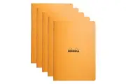 5x Rhodia A4 Cahier Notebook Office Stationery Writing Note Book 5x5 Grid Orange