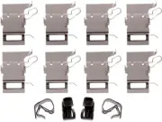 Front Brake Hardware Kit For 14-18 Mazda 3 Sport 6 2.0L 4 Cyl WS15B6 Gold -- New