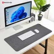 Large Felt Desk Pad - Non-Slip Gaming Keyboard Mat