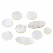 9PCS Saxophone key buttons inlays keys Natural White Butterfly Shell Materials