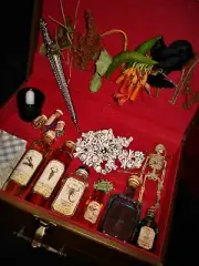 Steampunk Unique Witches MYSTICA Box of Spells Wand Potions Crystal Ball & More