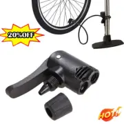 Bicycle Tire Hose Replacement Presta Dual Head Air Pump Adapter Valve US
