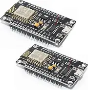 DIGISHUO 2Pcs ESP8266 NodeMCU CH340 ESP-12E Development Board Open Source Serial Module Works Great for Arduino IDE/Micropython