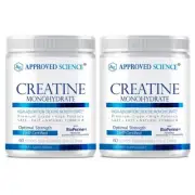 Approved Science Creatine Monohydrate Powder with BioPerine - Workout Support...