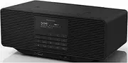 Panasonic RX-D70BTEG-K Digital Radio with CD (DAB+, Stereo Sound, Bluetooth, FM, Mains & Battery Operated, AUX, Alarm Function), Black