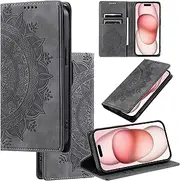 Compatible with Samsung Galaxy S10e G970 Wallet Cover,(PU Leather+TPU Shell) Card Slots Holder Kickstand Magnetic Closure Phone Case Black