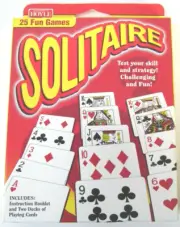 Hoyle Solitaire Games 25 Fun 2 Decks of Cards New In Box 1999 Vintage NIP U