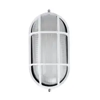 在飛比找Yahoo!奇摩拍賣優惠-戶外防水壁燈E27橢圓全鋁led防水防潮防爆燈三防燈三溫暖烤