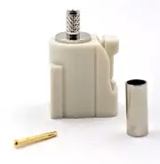 10pcs Auto Fakra Connector Straight Jack Crimp RG174 White Key Code B