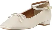 [EVOL] Evor IX5455 Women's Ballet Shoes, Removable Strap Ballet Shoes, Beige, 9.4 inches (24.0 cm), beige, 24.0 cm