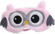Beatifufu 1Pc Adorable Owl Theme Eye Mask Comfortable Blindfold for Improved Sleep Quality and Blocking Light Sleep Prop