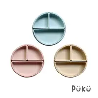 在飛比找PChome24h購物優惠-【PUKU 藍色企鵝】午茶自由派矽膠吸盤餐盤-(三色)