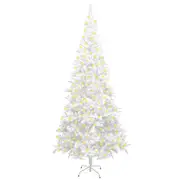 Artificial Pre-lit Christmas Tree L 240 cm White