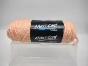 New Maxi-Cord Twisted Light Peach 100 Yds 6 mm Macrame Vtg Retro Plant Hanger