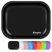 Rolling Tray Matte Metal Black Medium 7 x 5.5