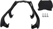 XTevu Passenger Backrest, Motorcycle Sissy Bar Back Support Compatible with Xmax 125 300 400 2017‑2024, Aluminum Alloy Backrest, Soft Cushion Motorcycle Back Support