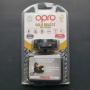 Opro Gold Braces Ultra Self Fit Boxing MMM Gumshield Level 4 Mouthguard 10+ Yrs