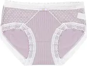 [KETCH2010] KELITCH Women Briefs Scalloped Lace Hipster Thong Panty Bow Sexy Underwear Panties Lingerie