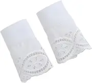 [GAROZATION] Lace Wrist Cuffs for Women Dress Accessories for Women Elastic Lace Cuffs for Formal and Wedding Dresses
