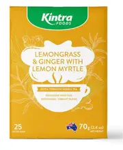 Kintra Tea Bag Lemongrass with Ginger, Lemon Myrtle 25 Pack 65g x 1