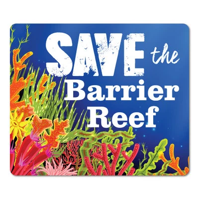 Save The Barrier Reef Environment Sticker Aussie Car Flag 4x4 Funny Ute #7378EN