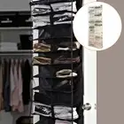 26 Section Over the Door Shoe Shelves Large Hanging Shoe Organizer with toMEE