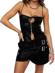 [WEWOREWHAT] womens Peplum Corset Top