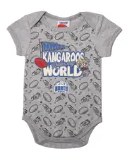 North Melbourne Kangaroos Baby Infant Summer Romper Official AFL