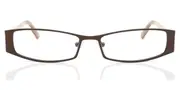 Rectangle Full Rim Metal Men's Glasses Green, Size +1.00 - Lenses Included - Private Health Rebate - Blue Light Block Available - SmartBuy Readers