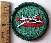 Girl Scout Junior OKLAHOMA SPIRIT BADGE Council Own Patch Aeronuatics Airplane