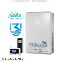 在飛比找環球Online優惠-櫻花【DH-2460-NG1】24公升FE式熱水器(全省安裝