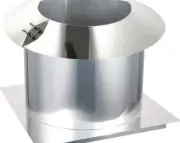 ALLFUEL HST Chimney Pipe 8"x12" Attic Insulation Shield for Double Wall Chimney