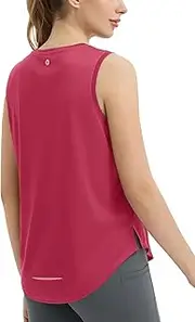 [baleaf] Sports Shirt Women's Short Sleeve Sports Top Breathable Running Shirt Long Gym Shirts Loose Fit Tennis Running Sports UPF 50+ Gym Shirts Loose Fit Tennis Running Sports UPF 50+