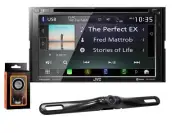 JVC KW-V850BT DVD receiver w/ integrated 6.8" monitor+Absolute CAM880 Rearview C