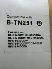 Compatible Brother TN251B, TN255CMY HL3150/3170, MFC9140/9330/9335