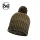 【BUFF】BFL116040 BORAE-針織保暖毛球帽-卡其綠(Lifestyle/生活系列/保暖帽/舒適)
