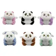 Fun Vibrating Panda Keyring Sturdy Plush Portable Gifts for Students Women