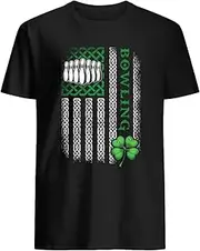 [VidiAmazing] Bowling Irish American Flag T-Shirt