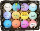 Mini Bath Fizzes Scented Bombs Colorful Essential Oil Home Spa Foot Bath CaDYy