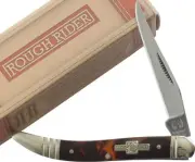 Rough Rider Imitation Tortoise Shell Handles Baby Toothpick Pocket Knife RR505