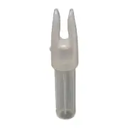 50 Count Carbon Express Precision Launchpad .244" Arrow Nocks: Pearl White