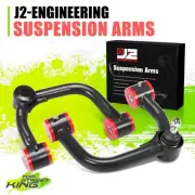 J2 Black Steel Front Upper Control Arms For 03-23 Toyota 4Runner Lexus GX460 470 (for: Toyota)