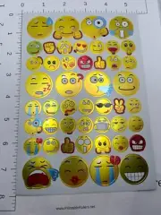 Smiley Face sticker sheet
