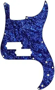 Generic Guitar Pickguard Pick Guard with Pickup Hole Easy Installation Repair Professional Trendy Musical Instrument Accessory, Blue