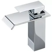 Yodel Faucet Waterfall Bathroom Sink Faucet 1 Hole - Single Handle Vanity Fau...