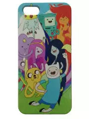 Brand New Iphone 5 or 5S Hard Plastic Adventure Time Characters Phone Cover