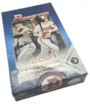 2021 Bowman Baseball Factory Sealed Hobby Box 24 Packs Per Box 1 Autograph